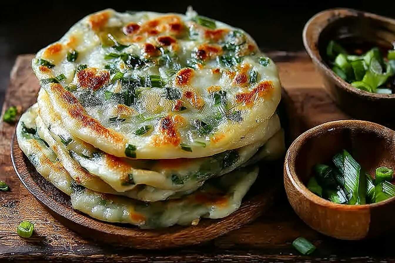 Crispy Chinese Scallion Pancakes (2)