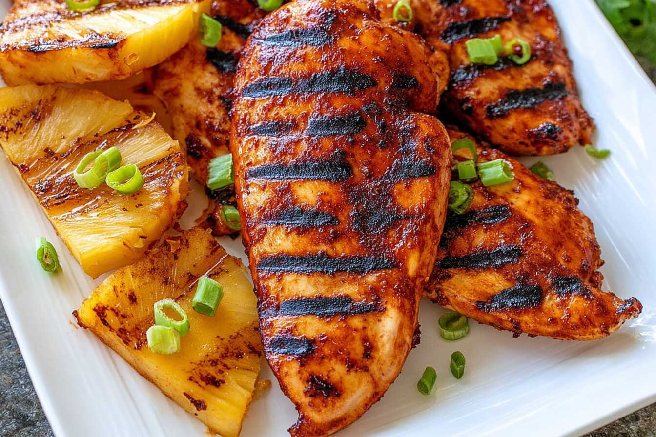 Grilled Aloha Chicken and Pineapple (3)