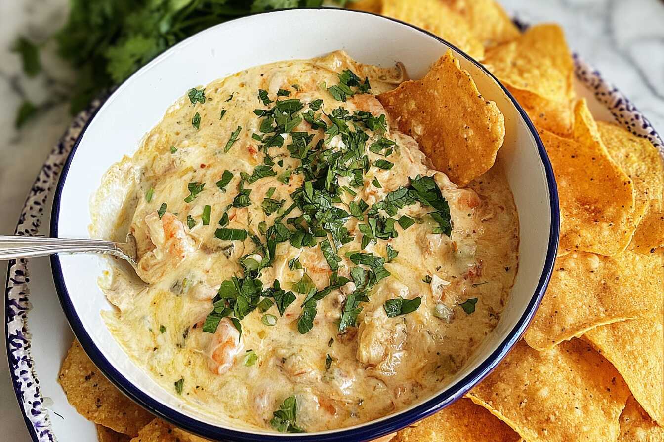 Jalapeño Shrimp Queso Dip