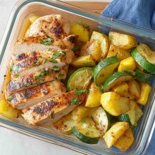Lemon Garlic Chicken Meal Prep (2)