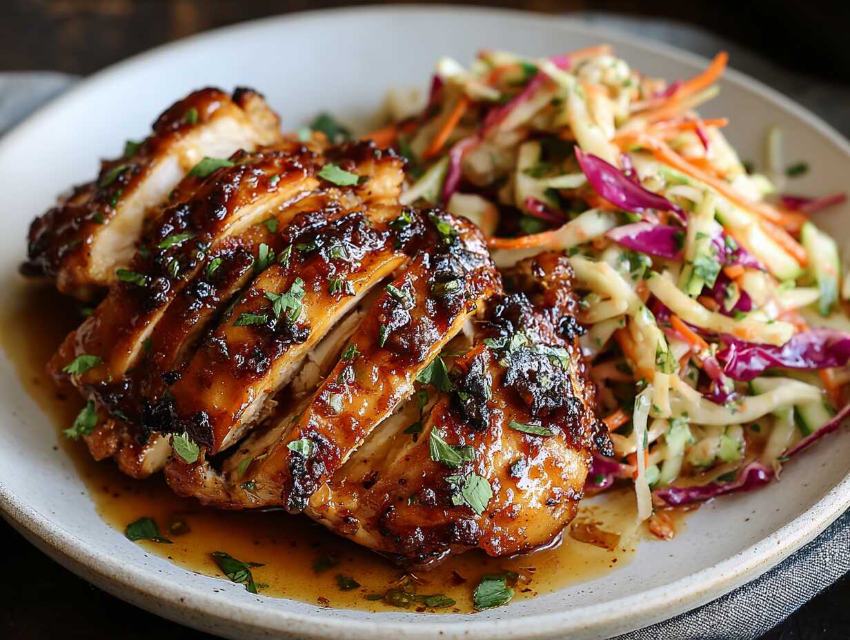 sticky apple cider chicken with crisp autumn slaw (3)