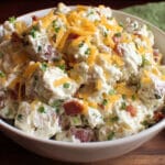 Cheddar Bacon Ranch Potato Salad