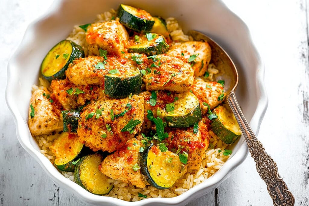 Easy Baked Chicken and Zucchini Recipe