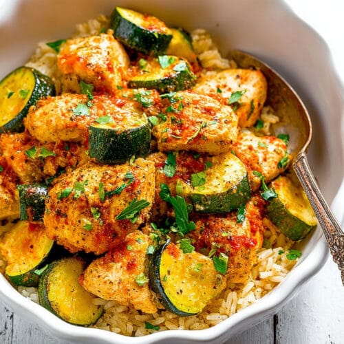 Easy Baked Chicken and Zucchini Recipe