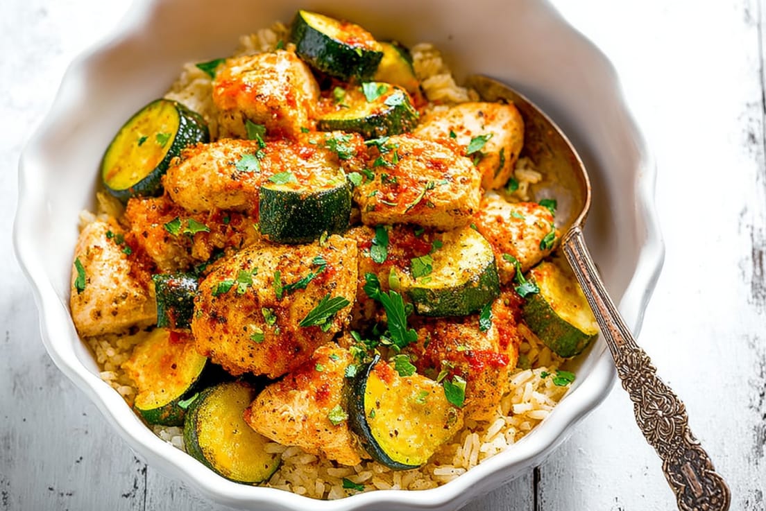 Easy Baked Chicken and Zucchini Recipe