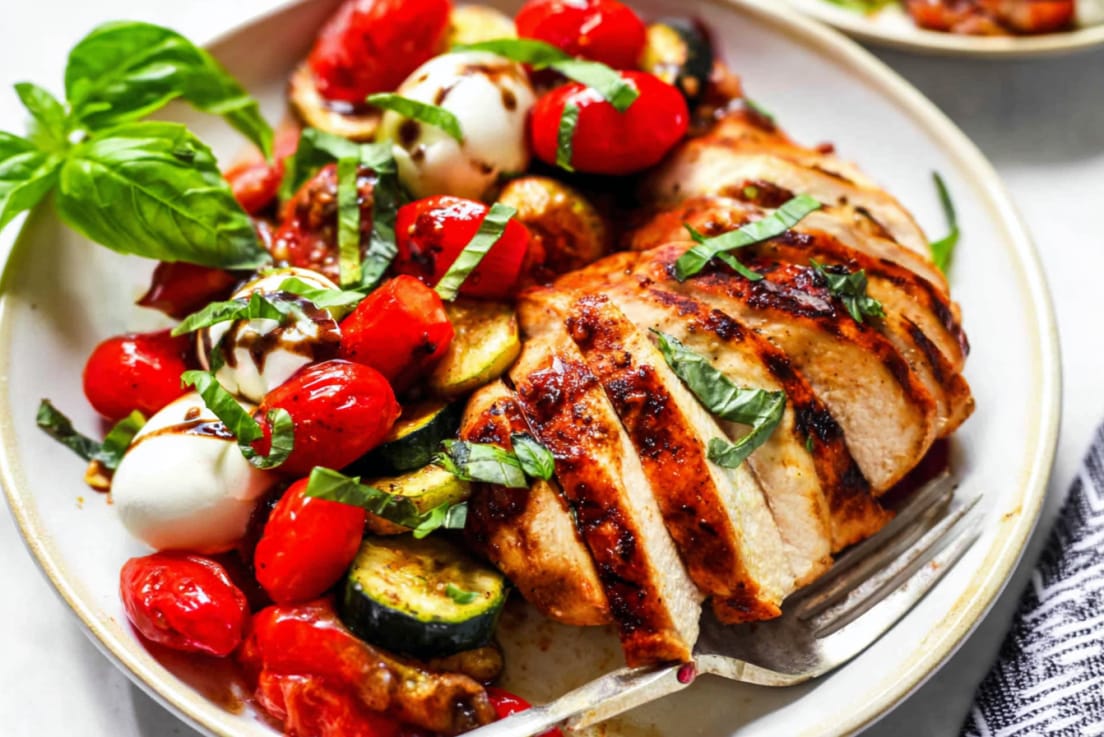 Grilled Chicken Caprese