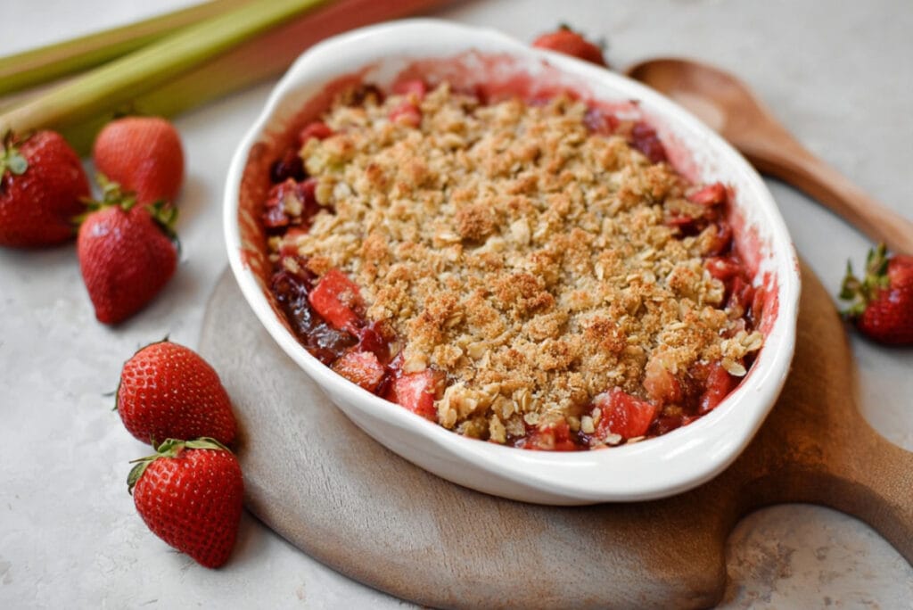 Strawberry Rhubarb Crisp