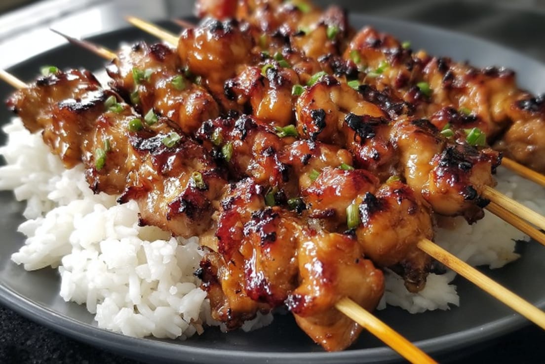 Teriyaki Chicken Skewers