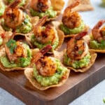 Easy Shrimp Guacamole Bites