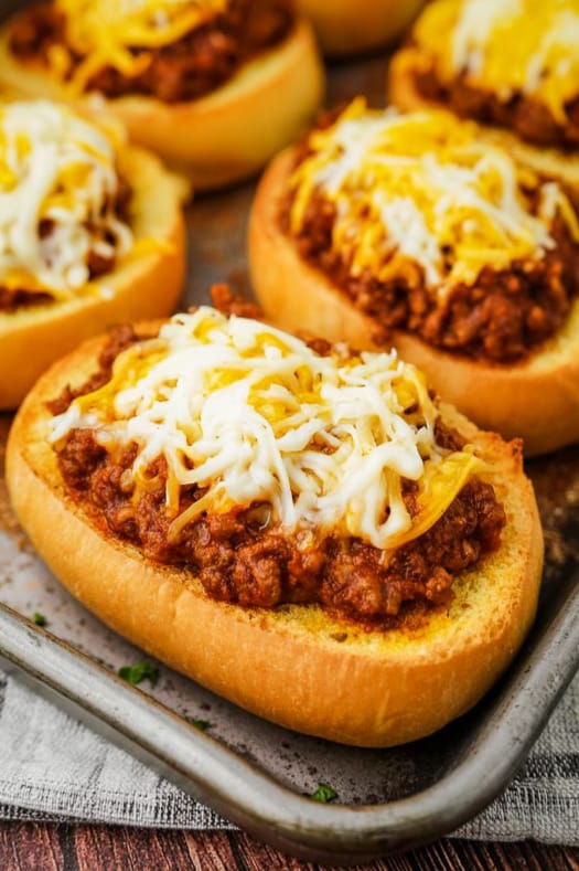 Garlic Bread Sloppy Joes