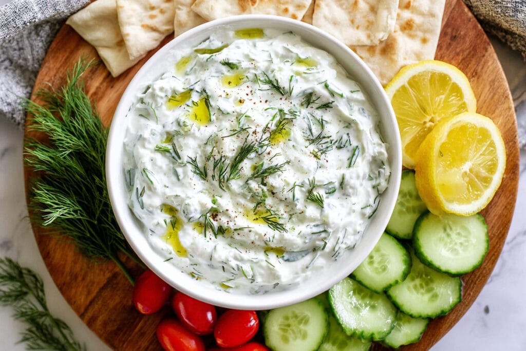 Homemade Tzatziki Sauce (10 Minutes!)