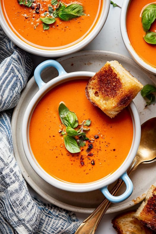 Middle-of-Winter Creamy Tomato Soup