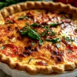 Bacon Onion Tomato Pie