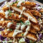 Caesar Slaw Crispy Chicken Quick and Easy Recipe