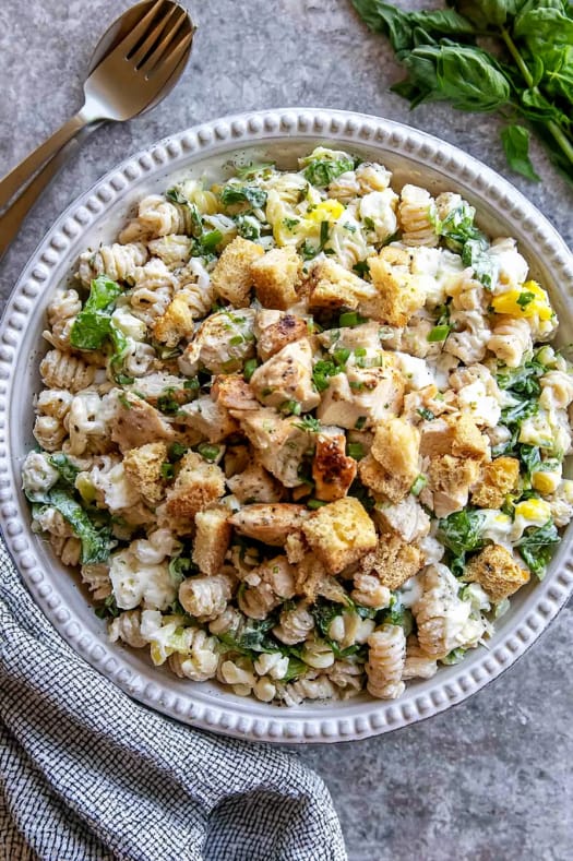 Chicken Caesar Pasta Salad
