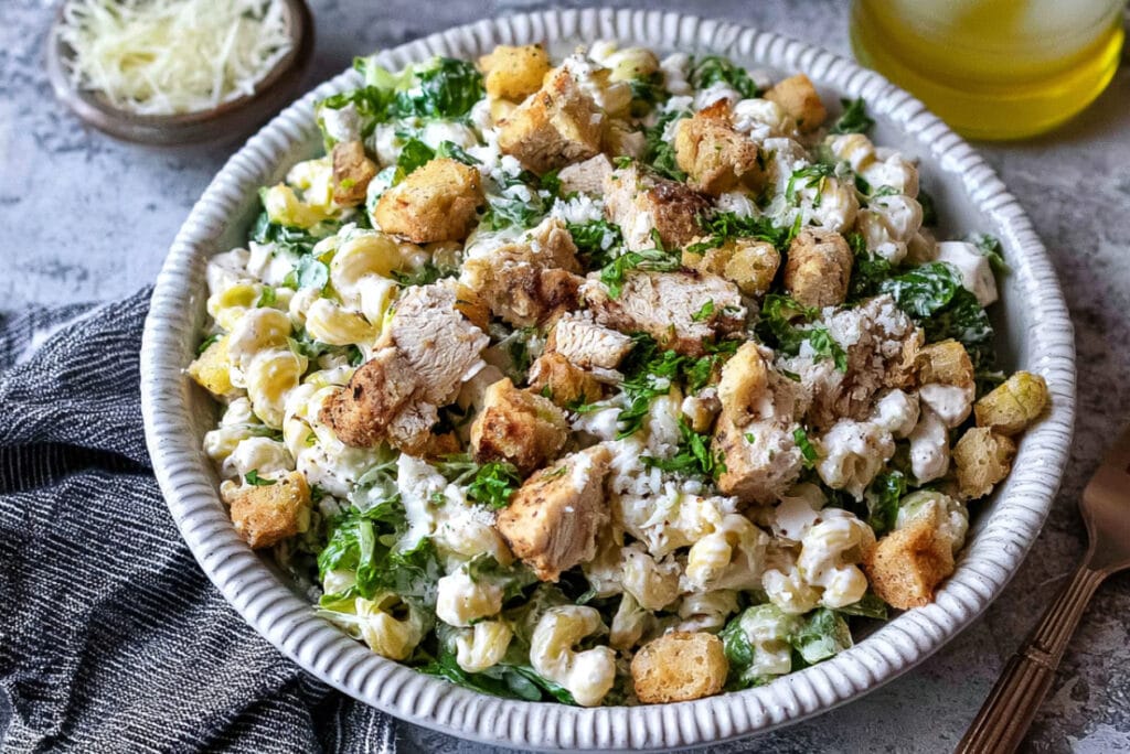 Chicken Caesar Pasta Salad