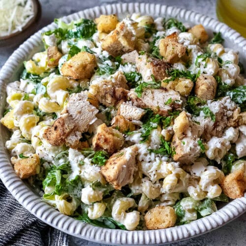 Chicken Caesar Pasta Salad
