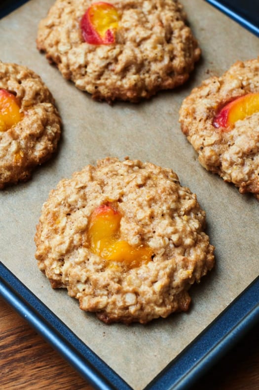 Peach Oatmeal Cookies