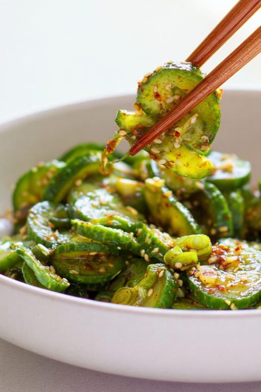 Viral Asian Cucumber Salad TikTok Recipe