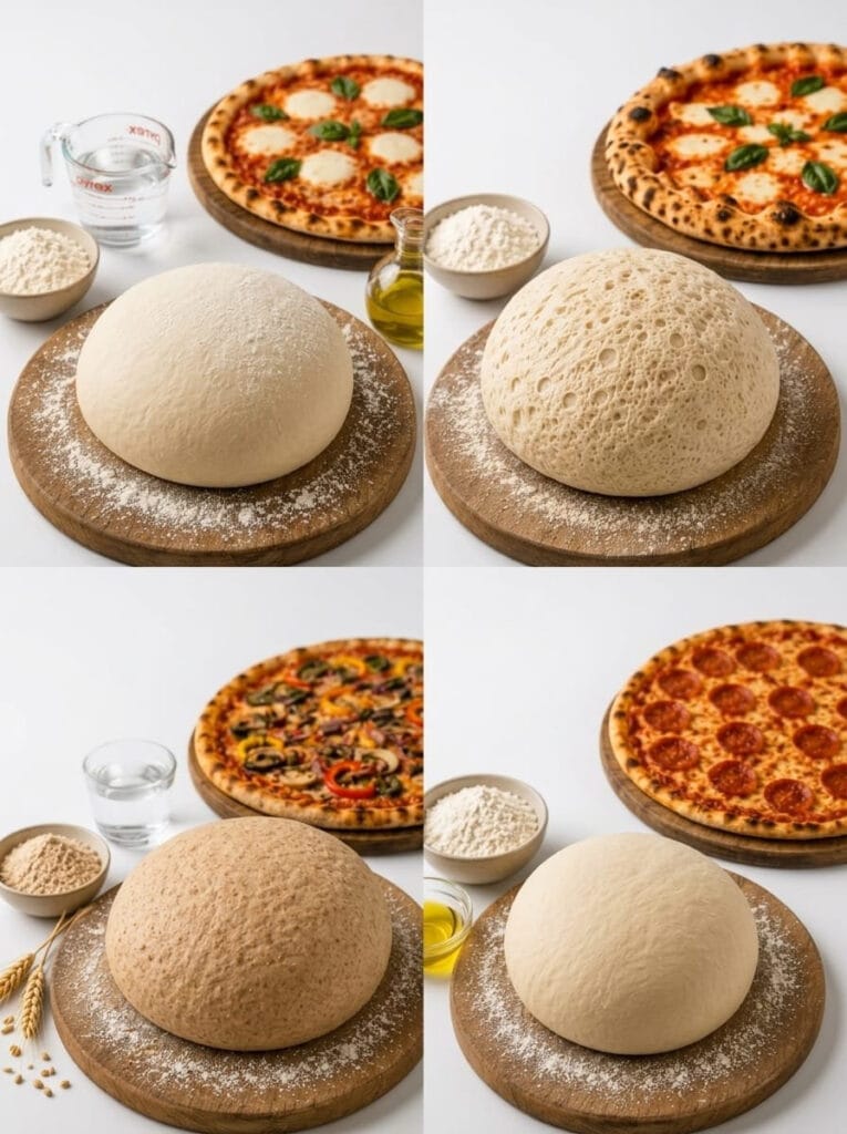 4 Types of Pizza Dough
