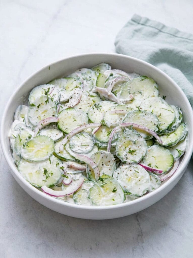 Creamy Cucumber Salad