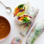 Fresh Spring Rolls with Peanut Sauce