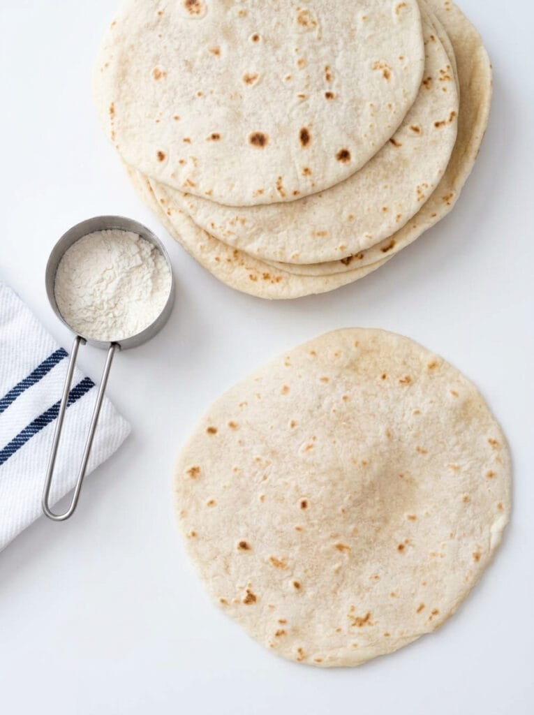 Homemade Soft Tortilla Wraps
