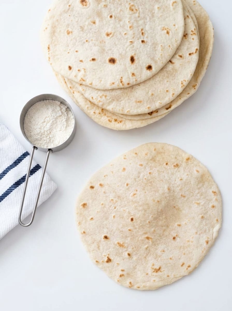 Homemade Soft Tortilla Wraps