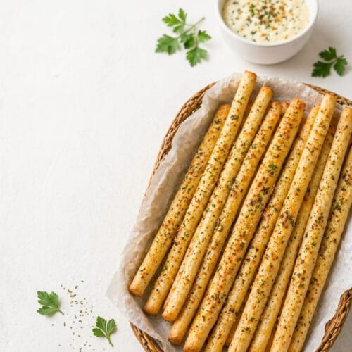 garlic bread sticks thin and crispy