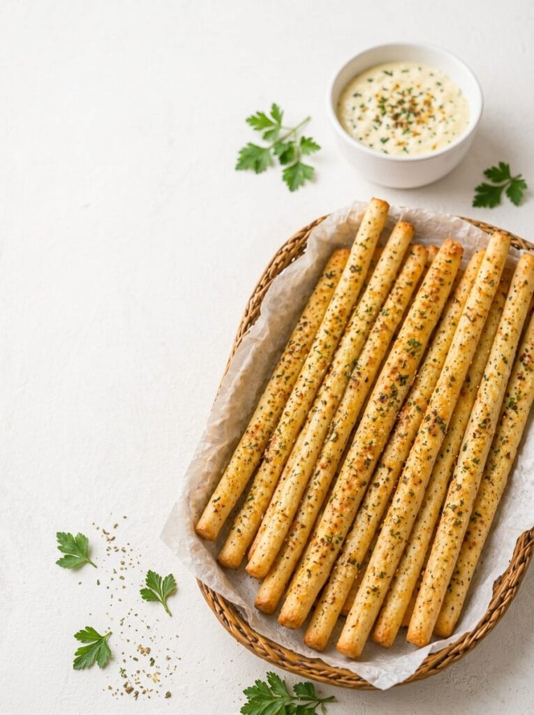 garlic bread sticks thin and crispy