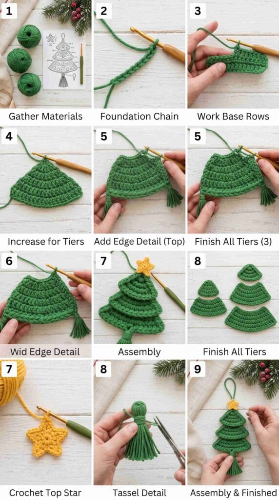 crochet Christmas tree