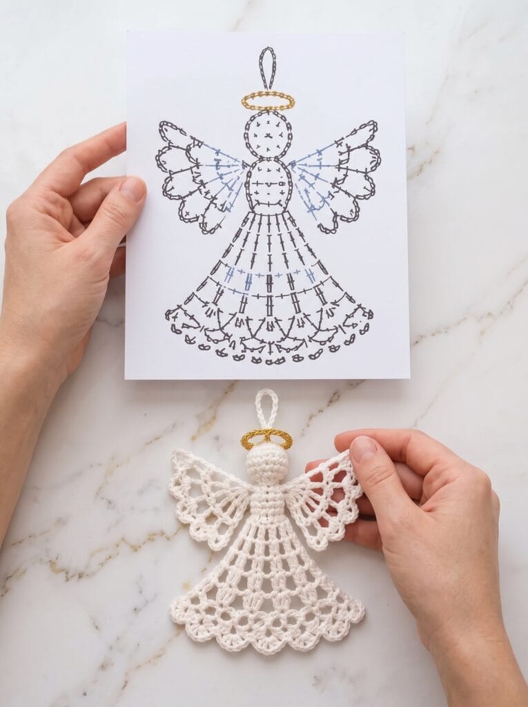 Crochet Lace Angel Pattern