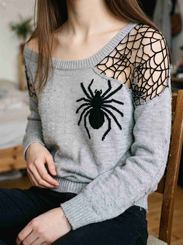 Crochet Spiderweb Sweater Pattern