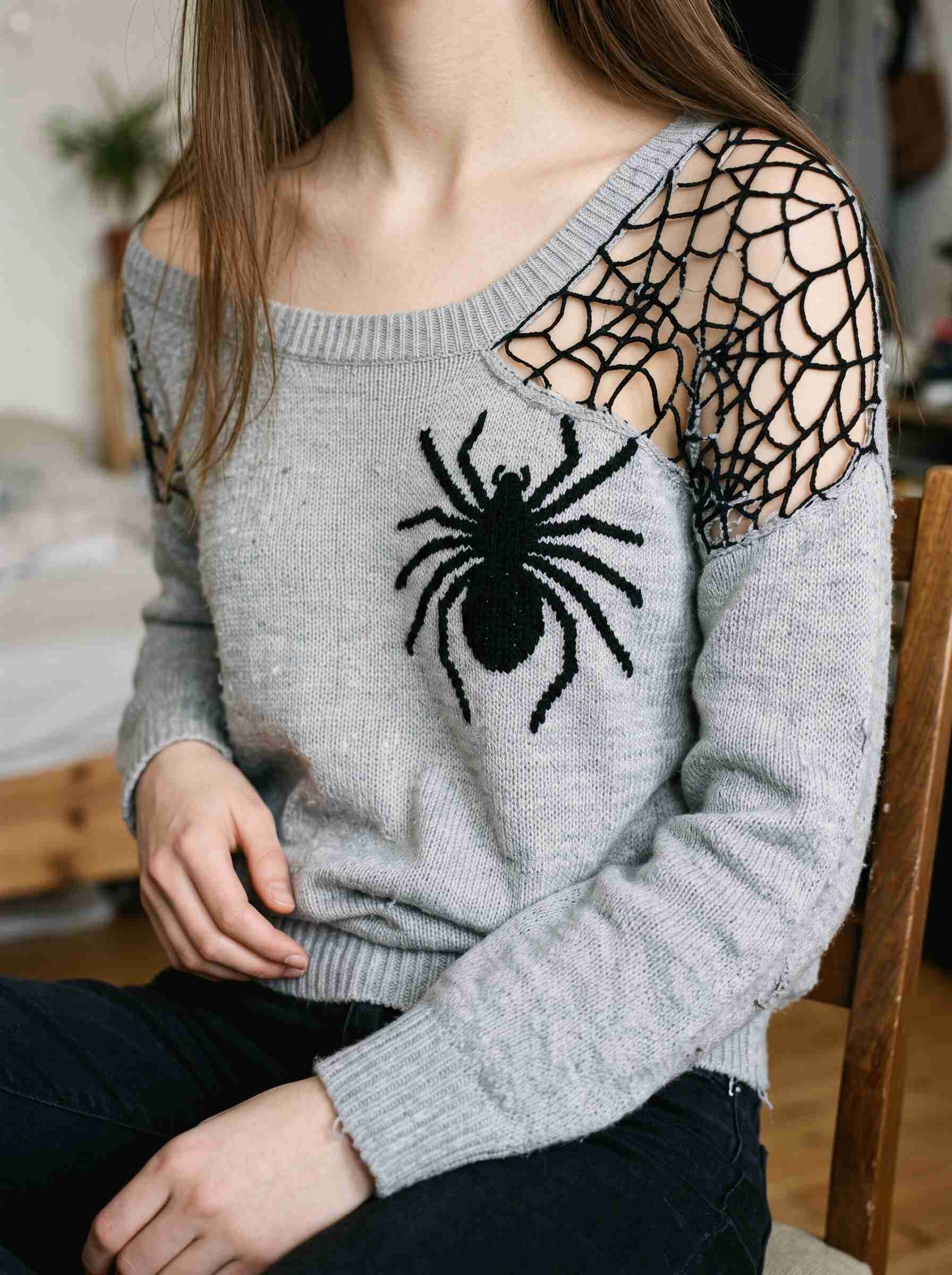 Crochet Spiderweb Sweater Pattern