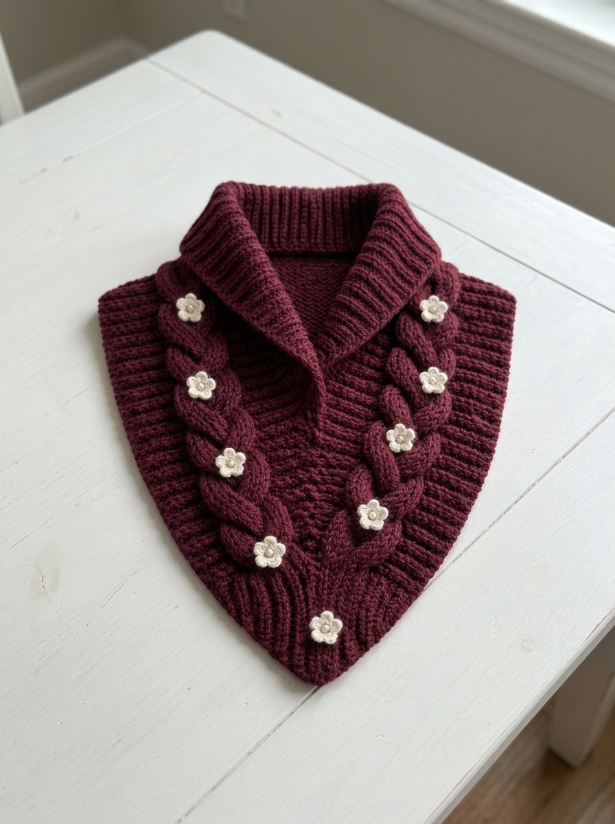 Crochet cowl pattern