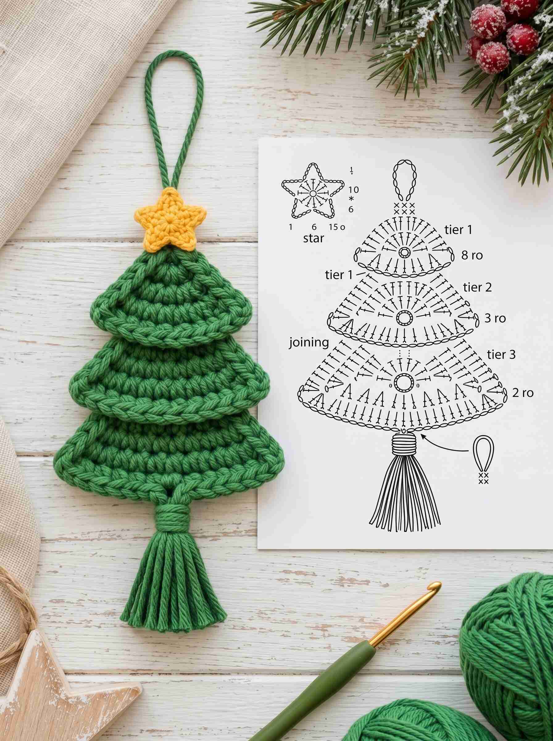 crochet Christmas tree